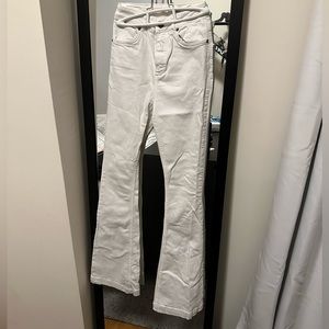 White bootcut jeans from subdued